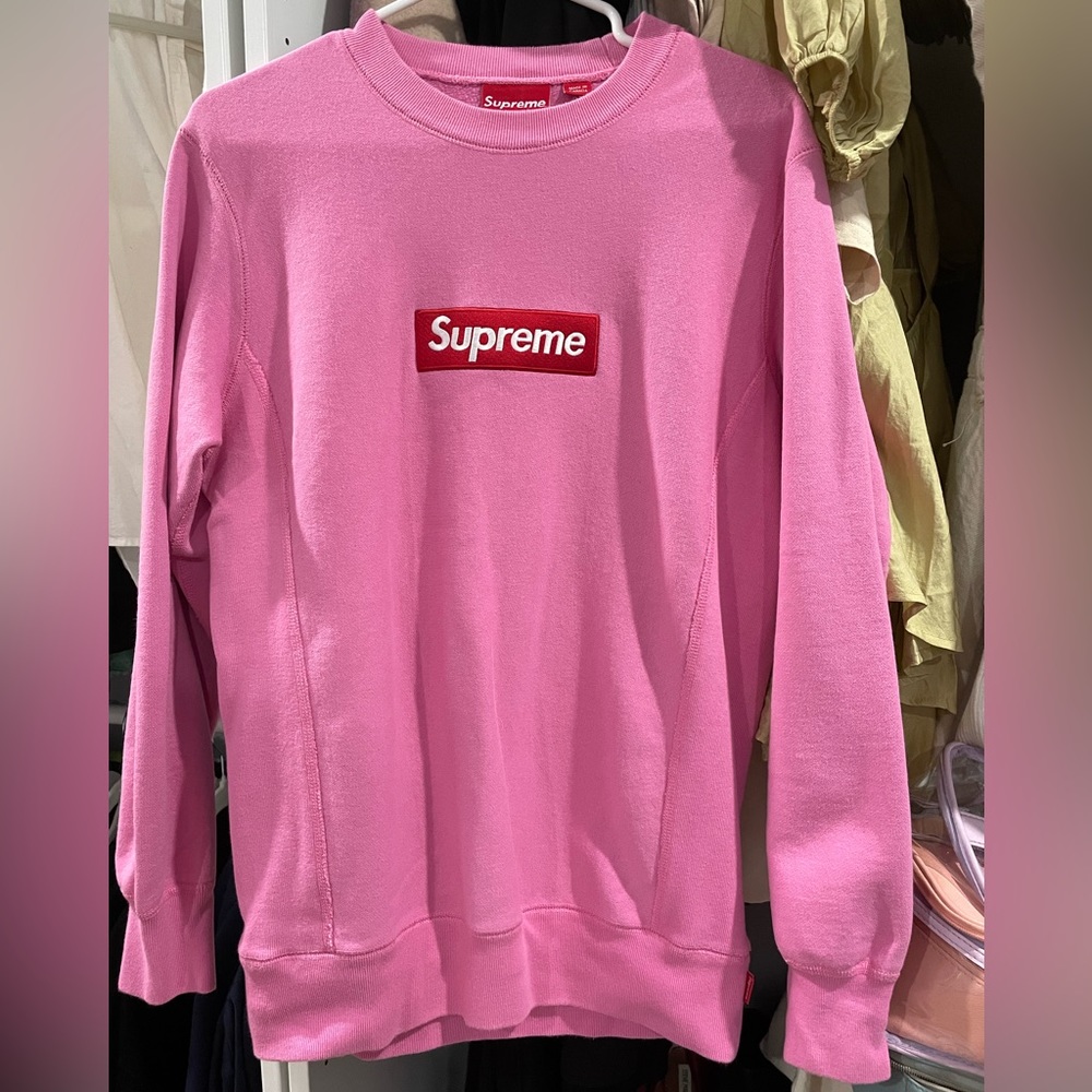 Authentic SUPREME Crewneck sweatshirt F15.